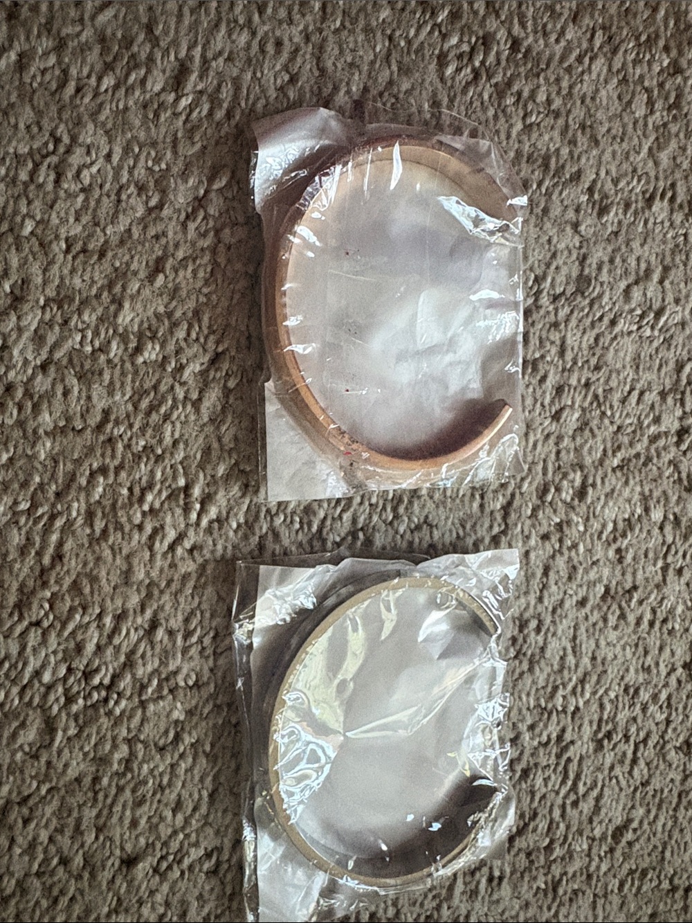 Gold-Tone and Silver-Tone Cuff Bracelets for Hair Ties - Women Accessories